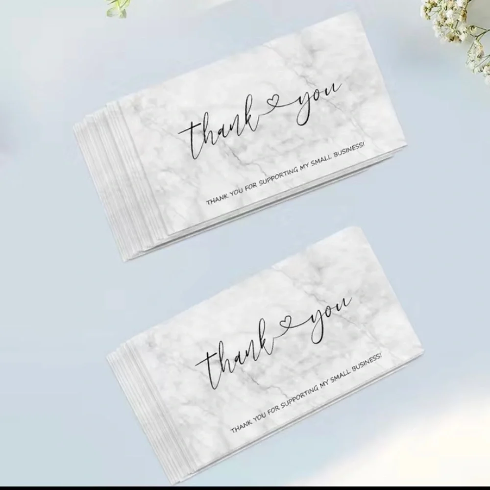 50 pieces thank‎ you cards